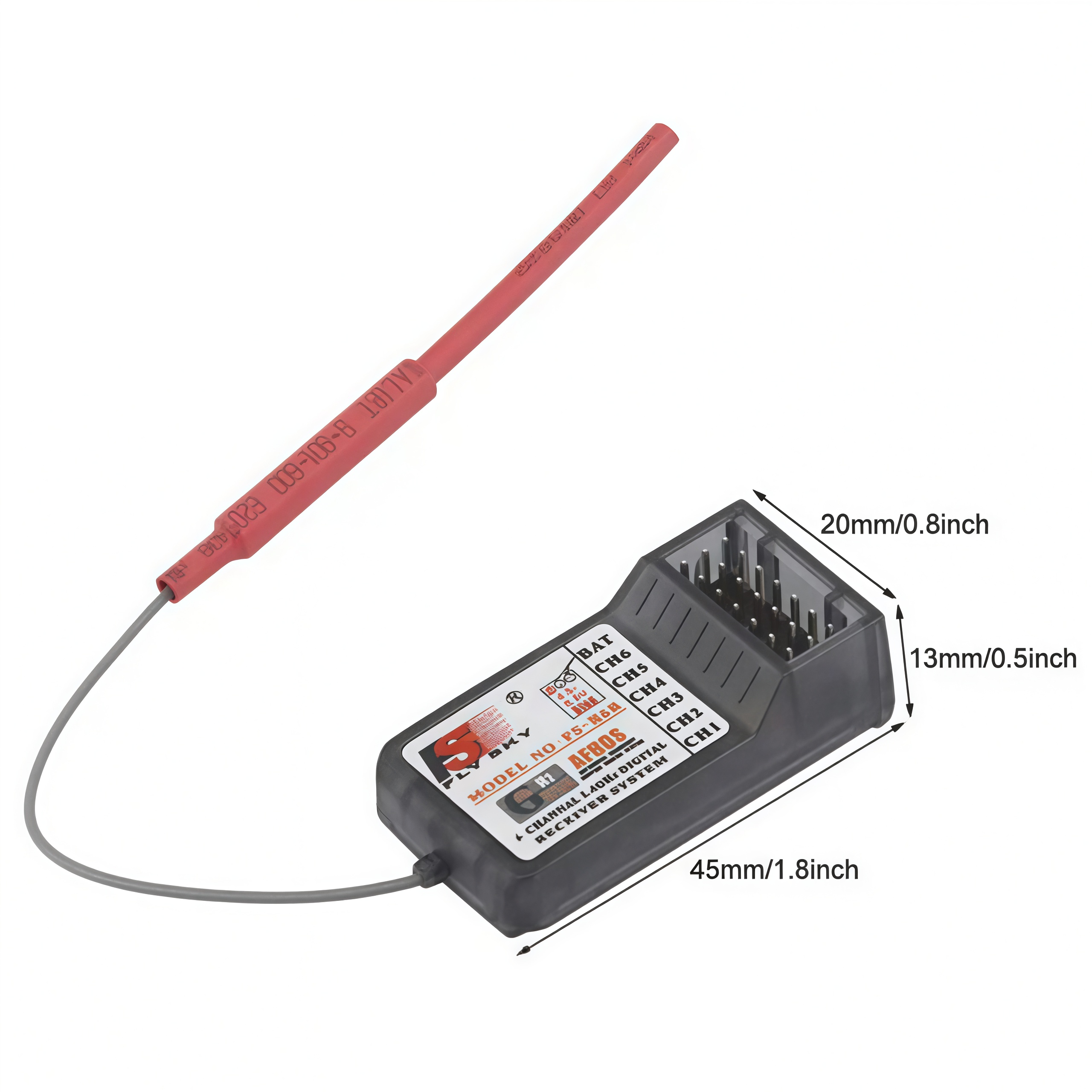 FS-R6B FlySky 2.4Ghz 6CH Receiver for RC FS-CT6B TH9x - Image 4