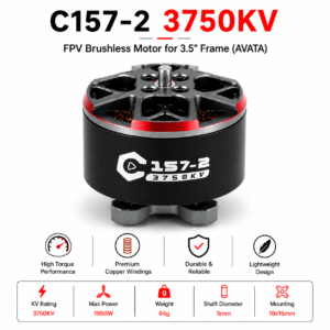 Axisflying Fpv Brushless Motor C157-2 for AVATA 3.5″ Frame Kit 3750 KV