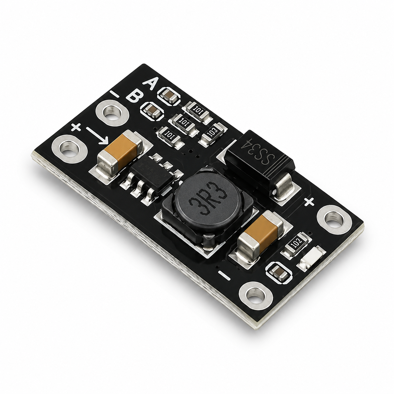 3.7V to 12V Mini DC-DC Boost Module with 5V/8V/9V/12V Output