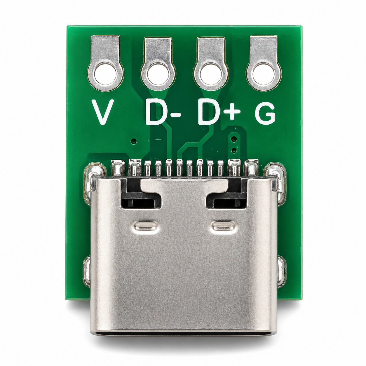 USB 3.1 Female Socket Type-C Connector 4-Pin Breakout PCB Board - Image 2