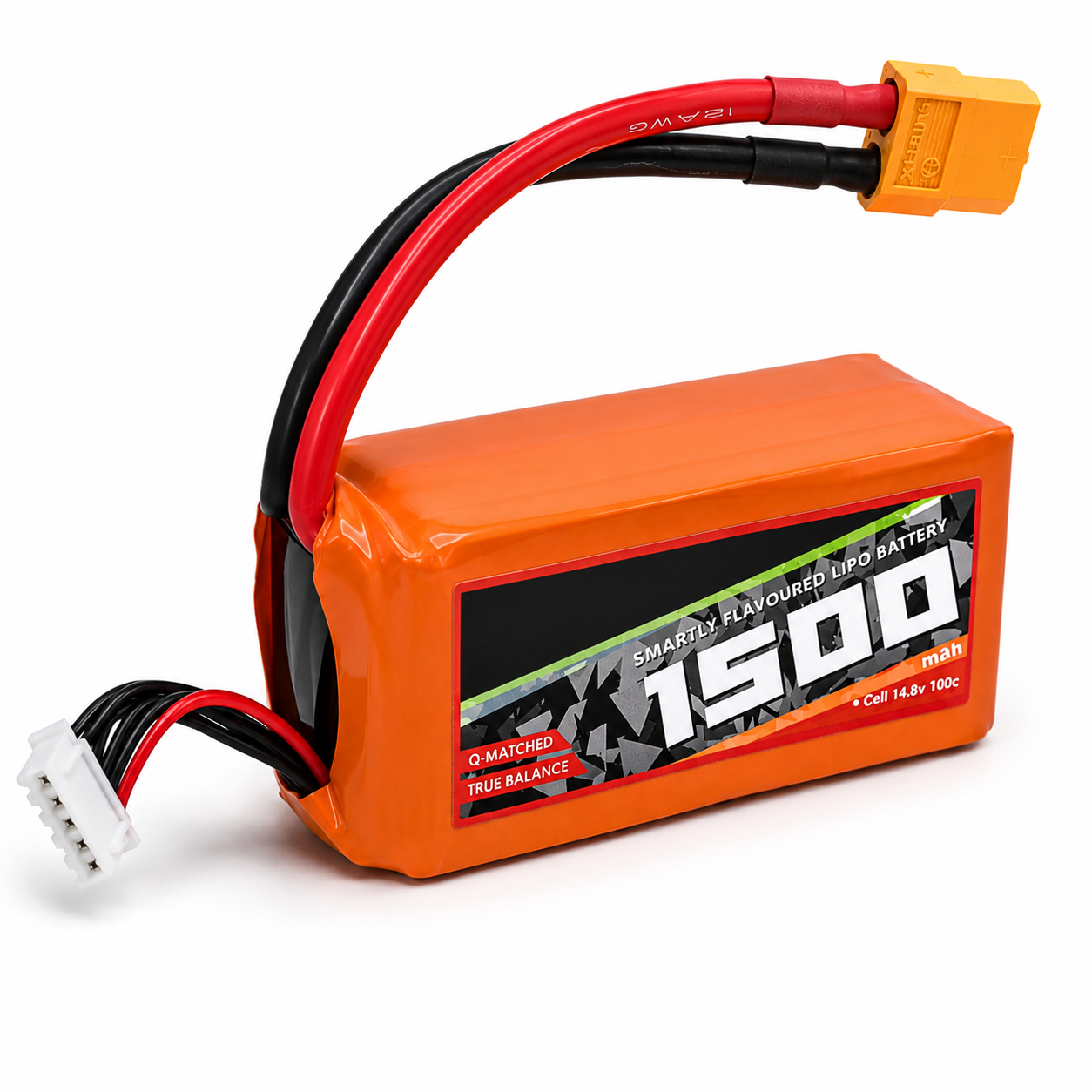 Pro- Range 14.8V 1500mAh 100C 4S Lithium Polymer Battery Pack
