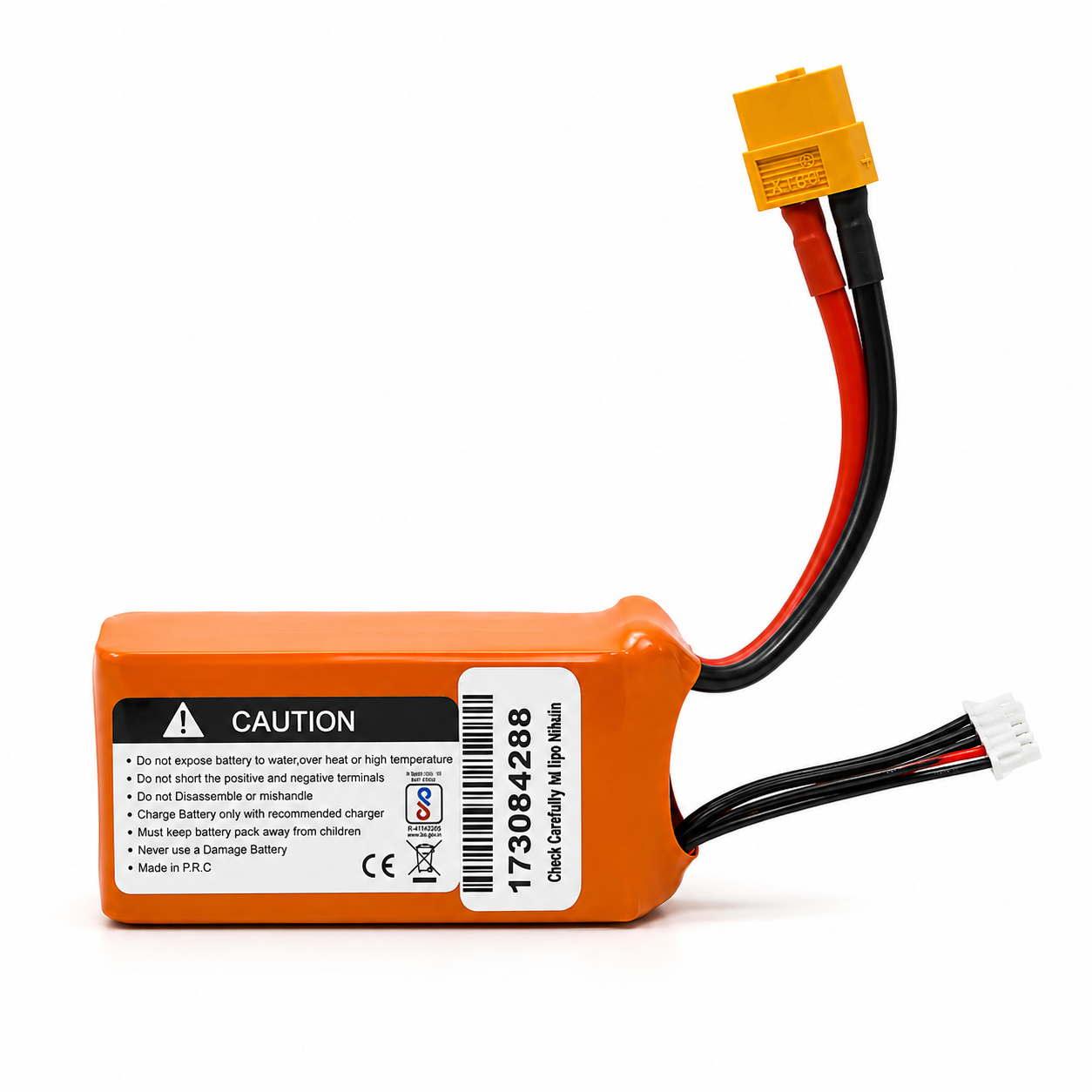 Pro-Range 11.1V 1300mAh 30C 3S Lithium Polymer Battery Pack - Image 2