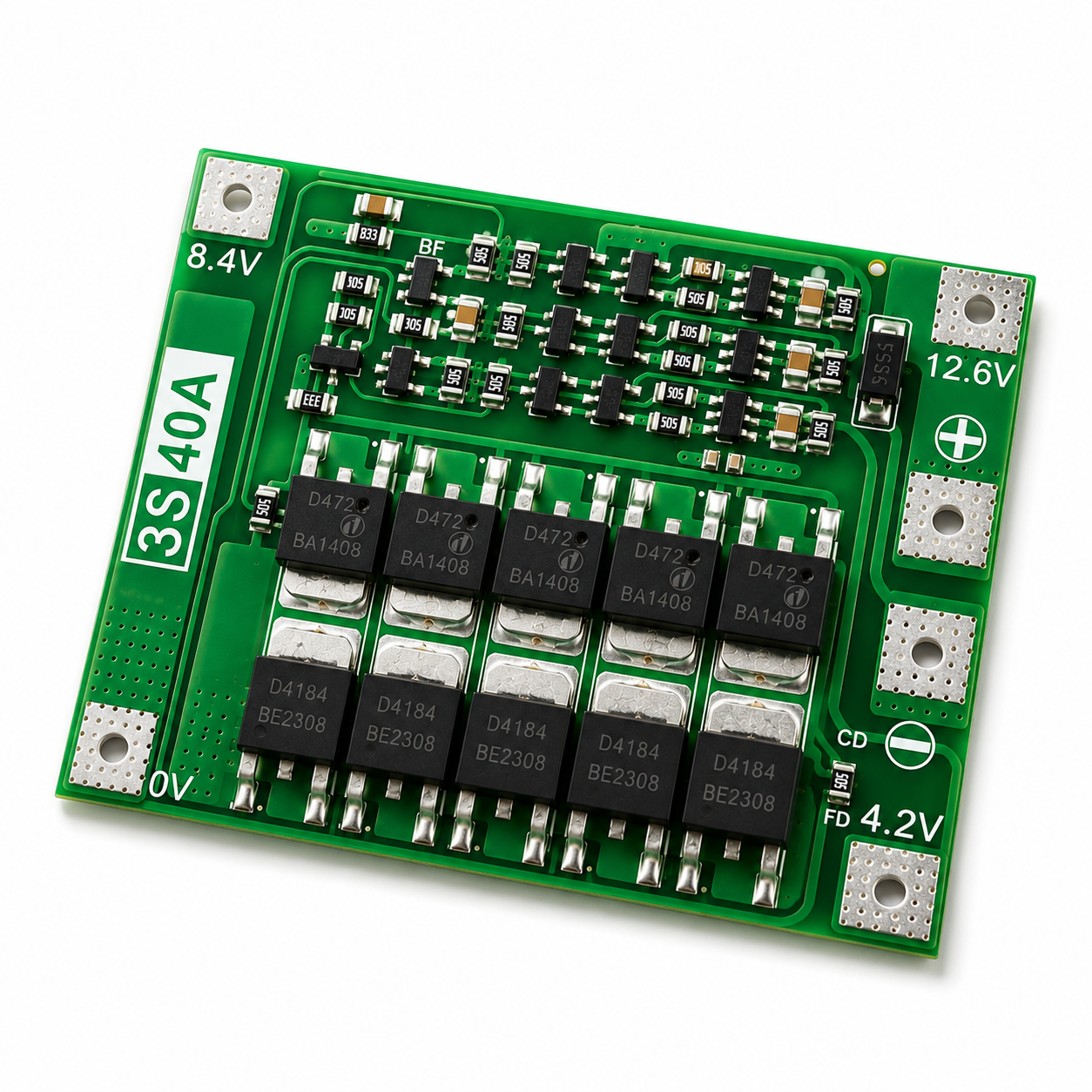 3S 40a 12.6v 18650 Li-ion Lithium Battery Protection and Charger Bms Module