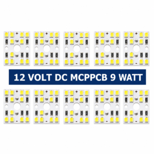 SG Flash (pack of 10) 12v DC MCPCB 9 watt White DC Led Bulb DOB (Direct on Board) Raw Material For Led Bulb Light Electronic Components Electronic Hobby Kit