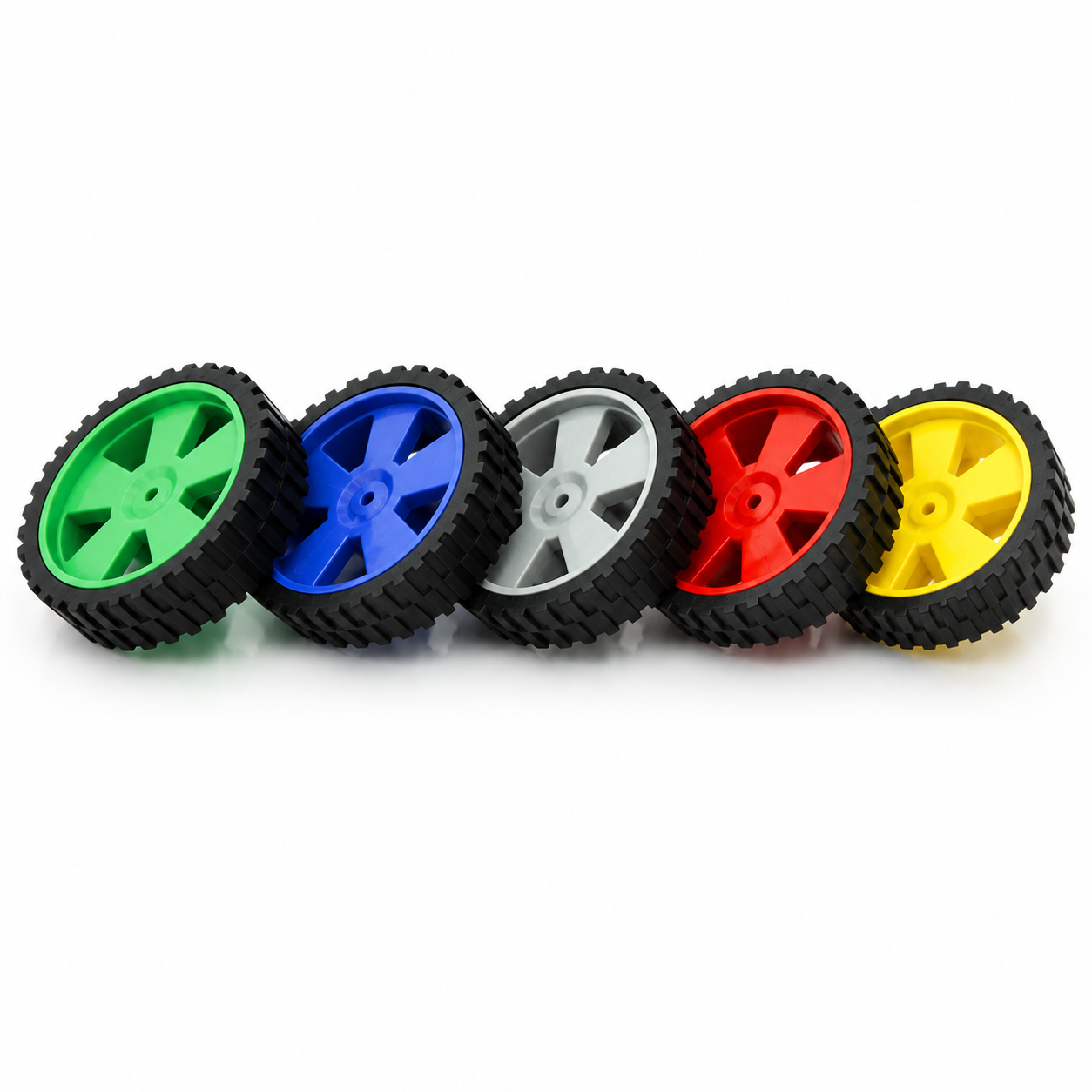 Robotic DC Small BO Wheels 4.5cm x 1.2cm 3-Pcs
