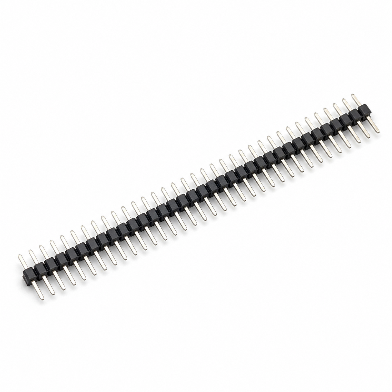 2.54MM pitch 40 Pin Male Double Row (2x20) Pin Header Strip Breakable