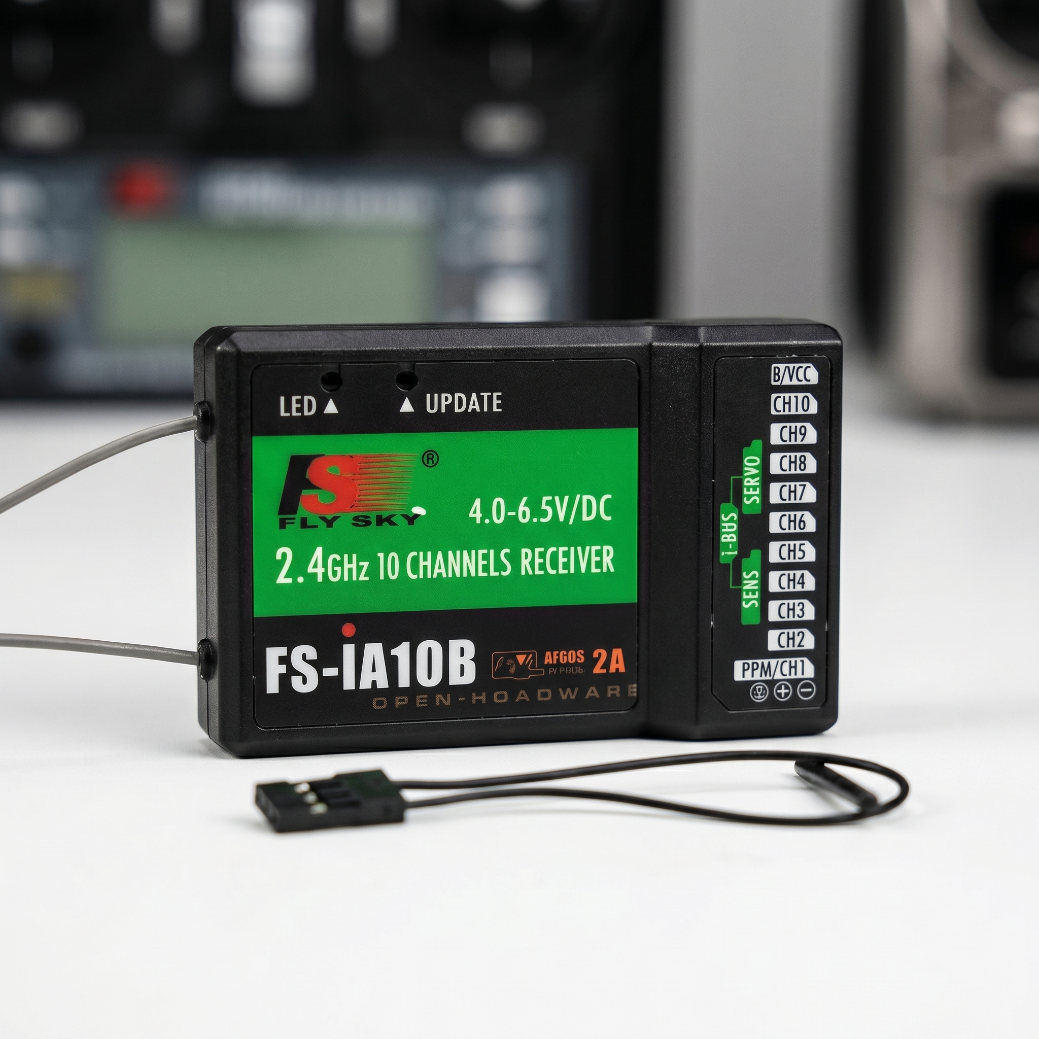 Flysky FS-i6S 2.4GHz 10CH AFHDS 2A RC Transmitter With FS-iA10B 10CH Receiver - Image 3