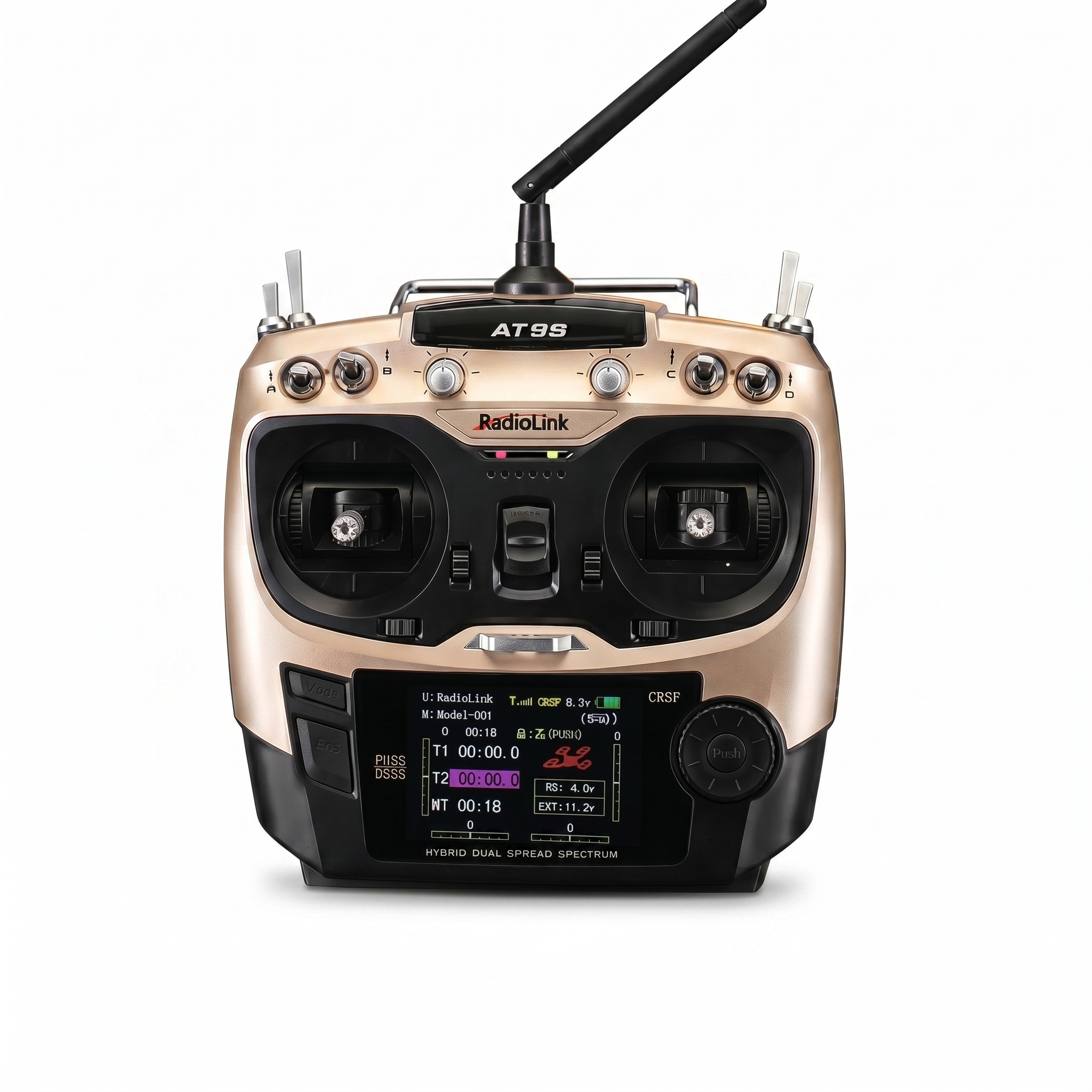 Radiolink AT9S Pro 2.4GHz 12CH RC Drone Remote with R9DS Receiver