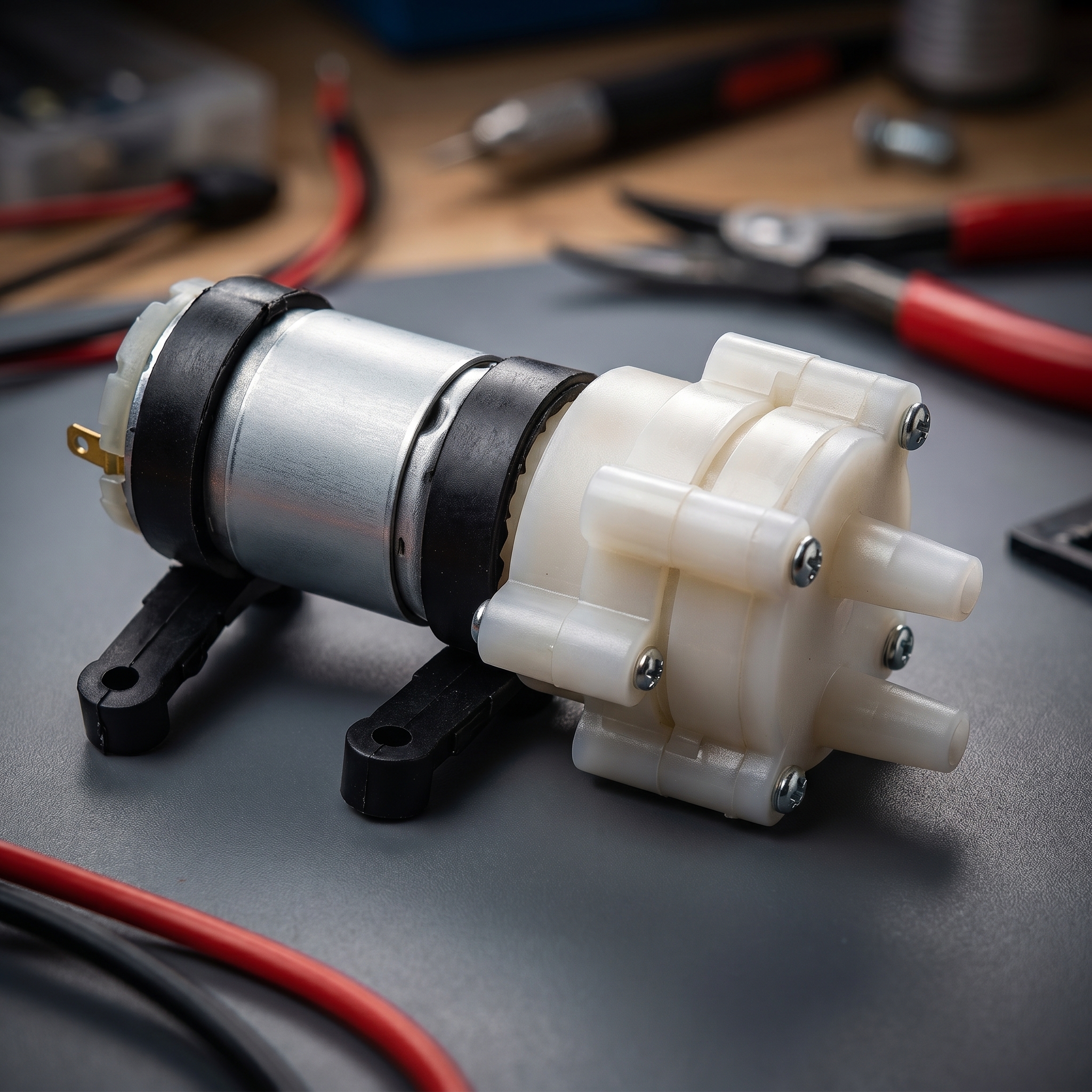 R385 6-12V DC Diaphragm Based Mini Aquarium Water Pump - Image 2