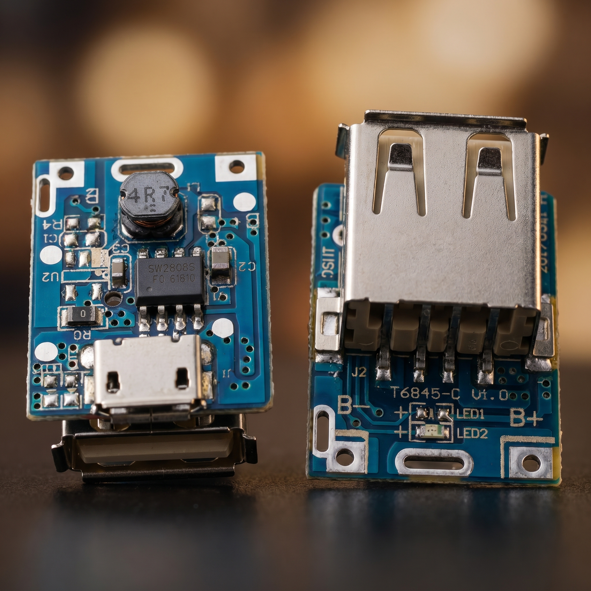 5V Step-Up Power Module Lithium Battery Charging Protection Board USB 134N3P - Image 2