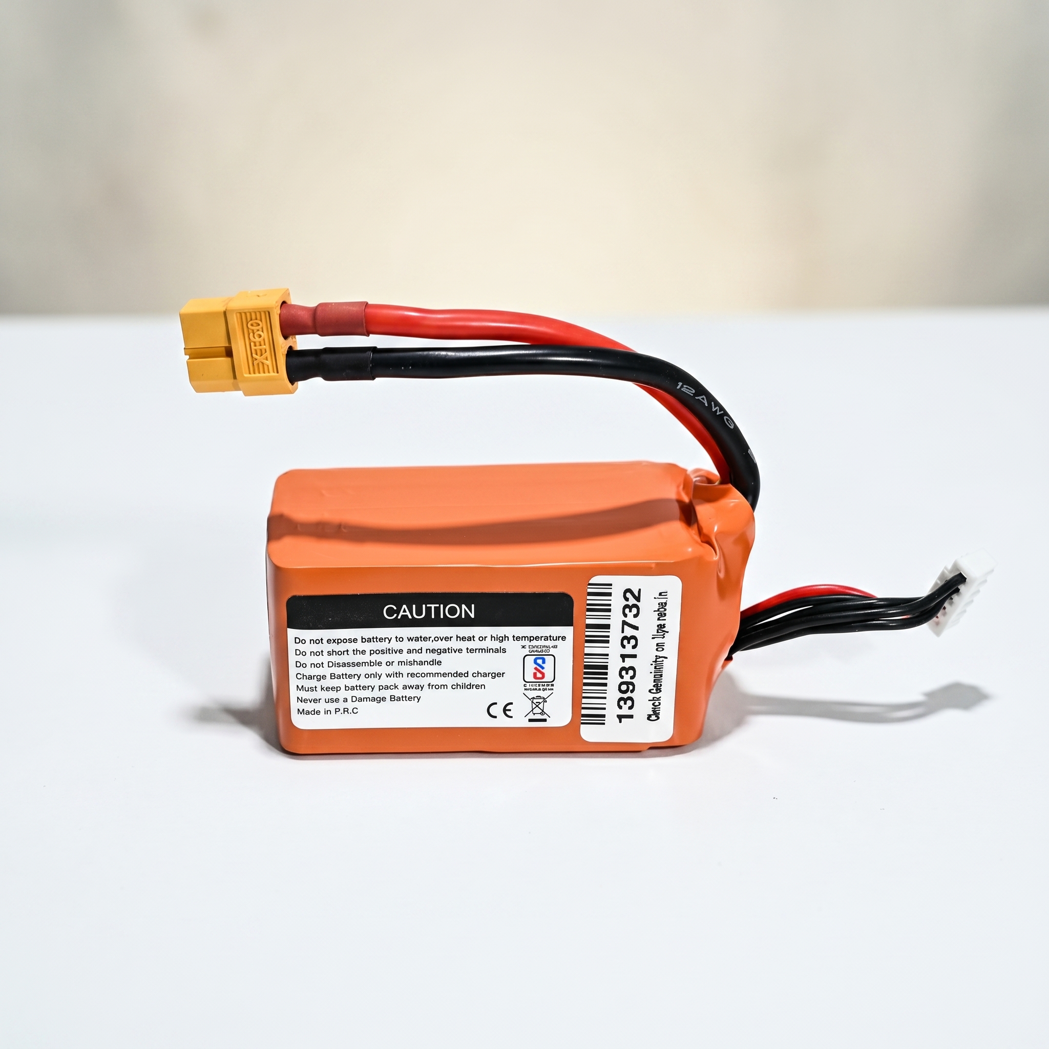 Pro- Range 14.8V 1500mAh 100C 4S Lithium Polymer Battery Pack - Image 2