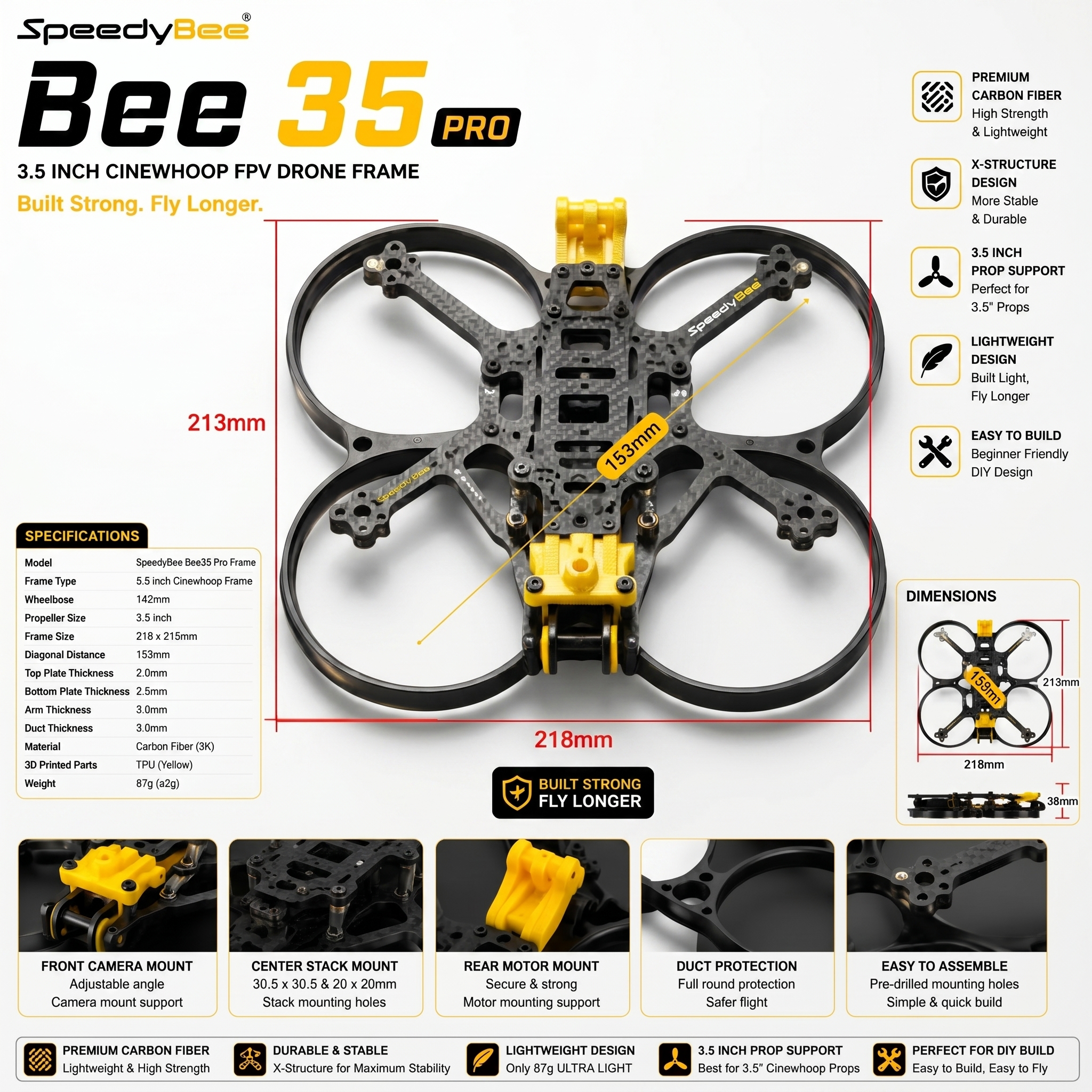 SpeedyBee Bee35 Pro Frame - Image 6