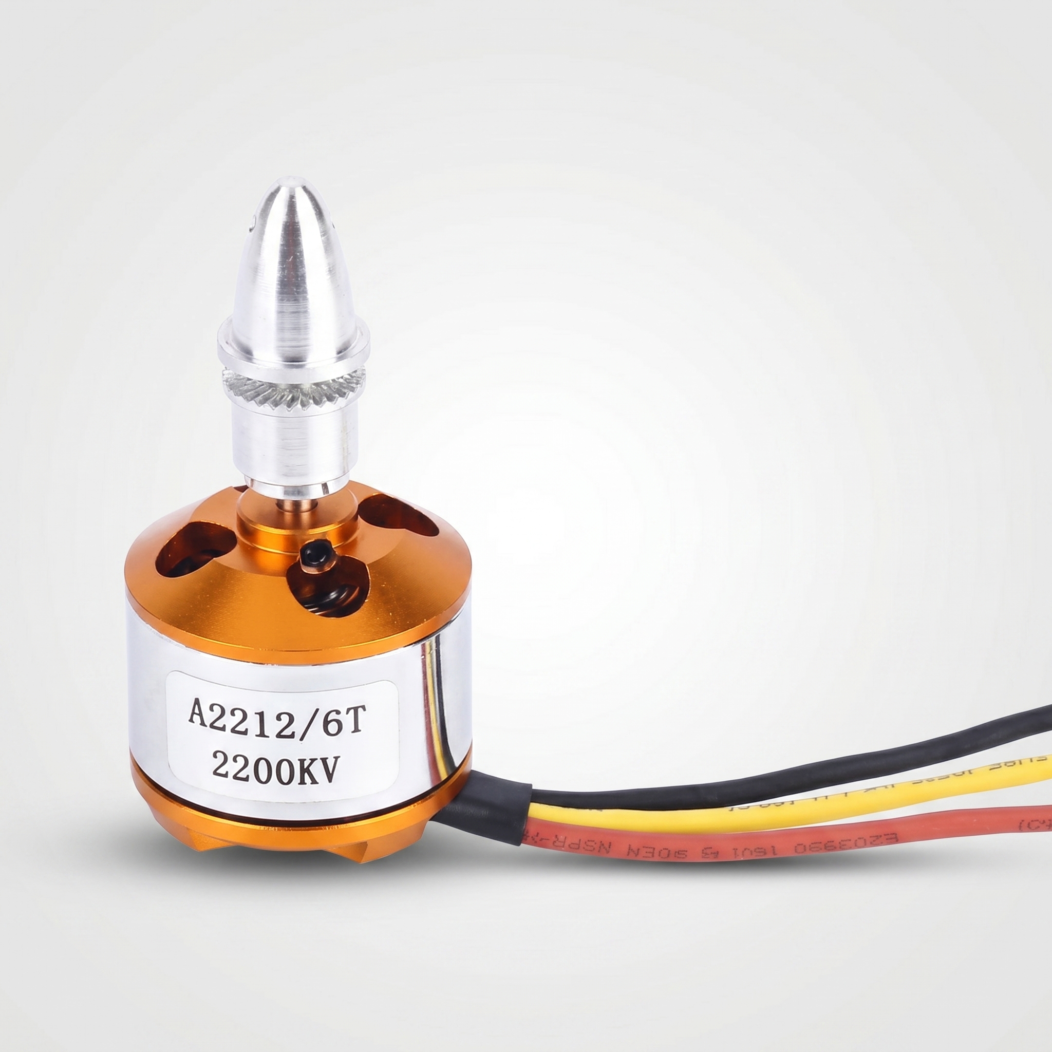 A2212 6T 2200KV Brushless Motor for Drone (Soldered Connector) - Image 2